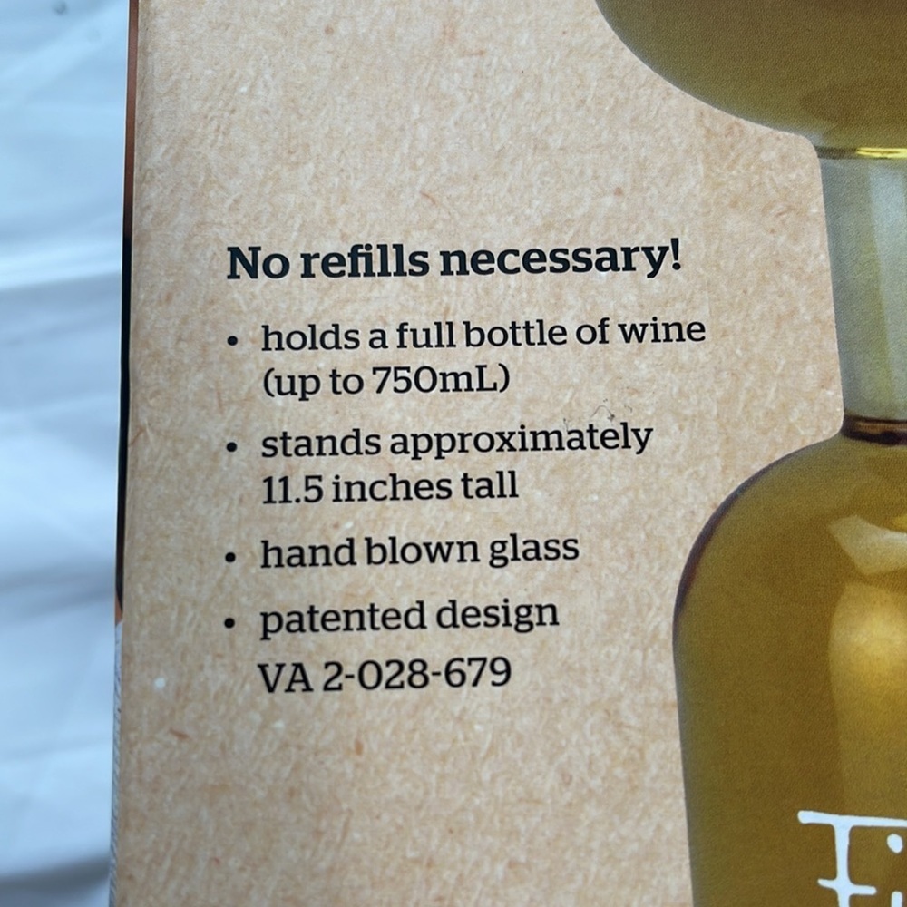 Big Mouth, inc wine bottle glass NIB - Picture 4 of 6
